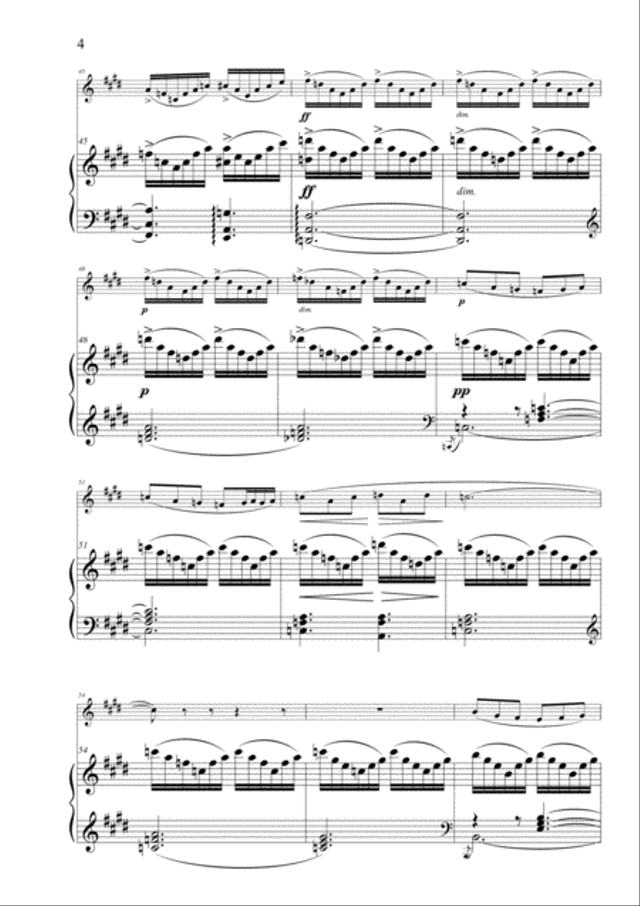 Grieg Peer Gynt Suite No 1 Op 46 Flute Solo scores gallery preview page 5