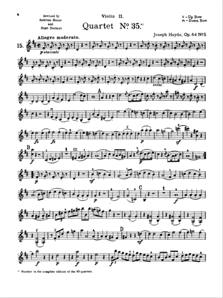 Thirty Celebrated String Quartets, Volume 2 String Quartet scores gallery preview page 7