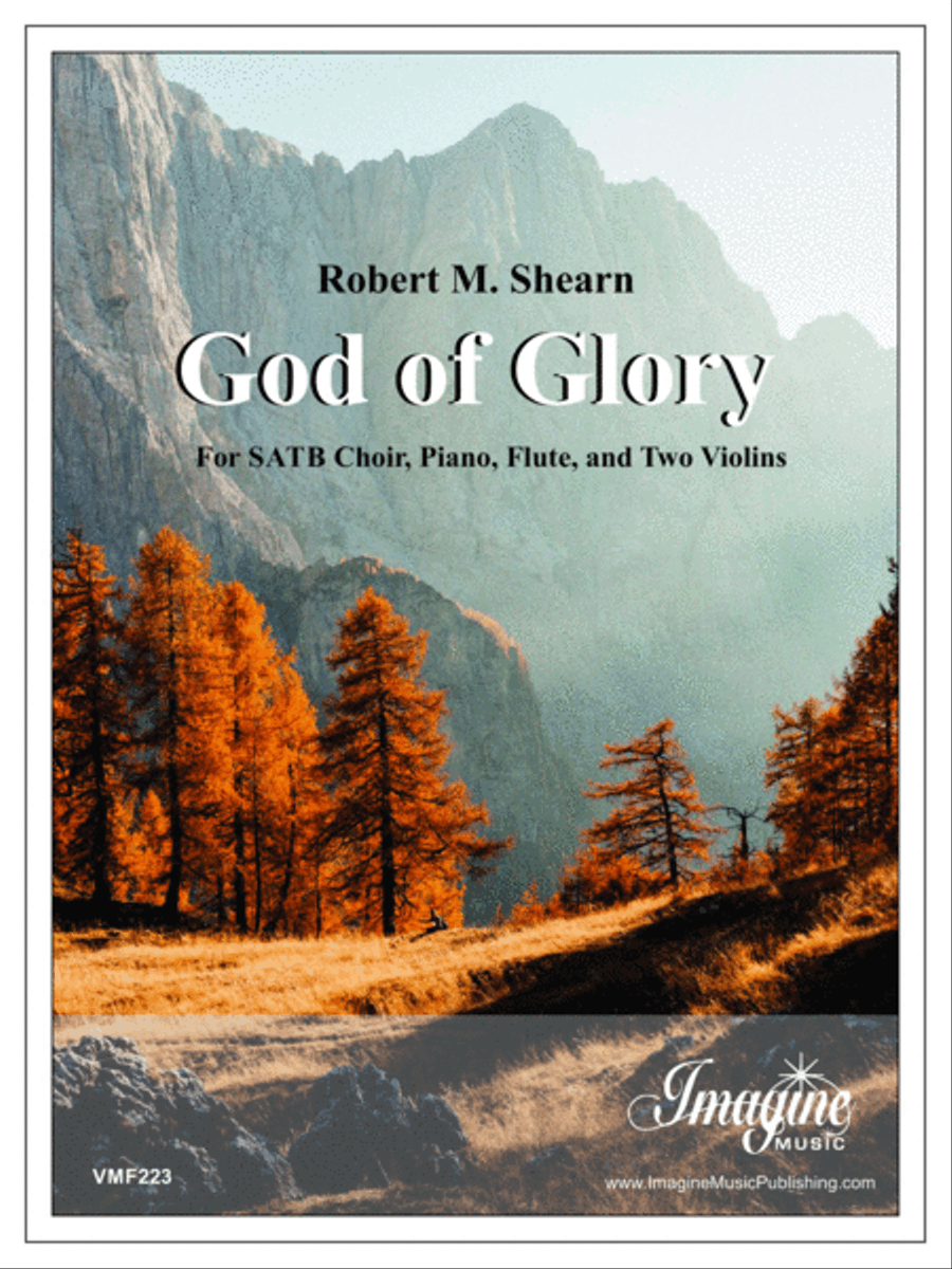 God of Glory 4-Part scores gallery preview page 2
