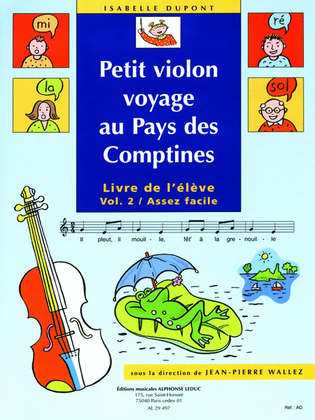 Book cover for Petit Violon Voyage Vol.2 (violin Solo)