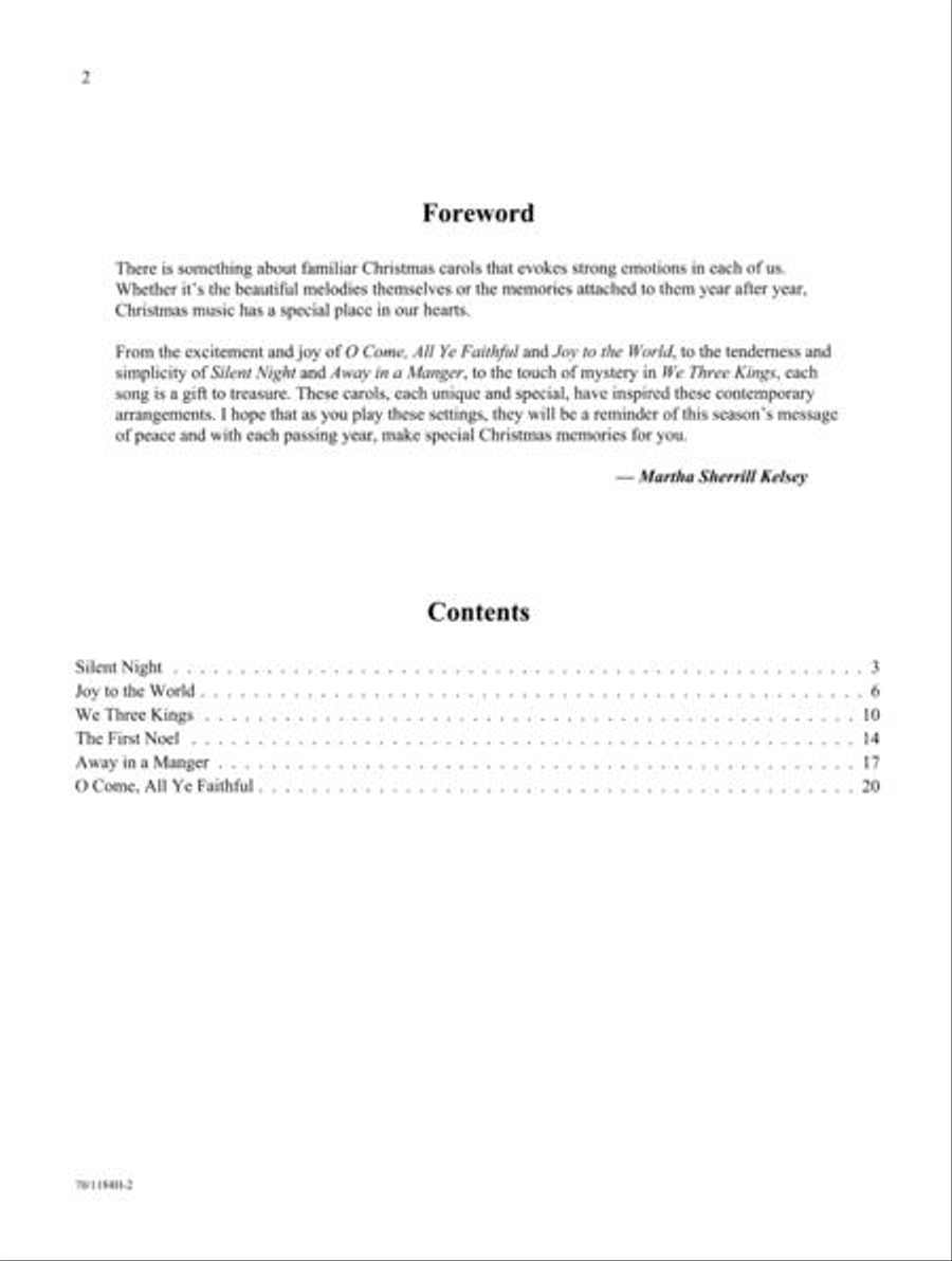 Carols at the Keyboard Piano Solo scores gallery preview page 2