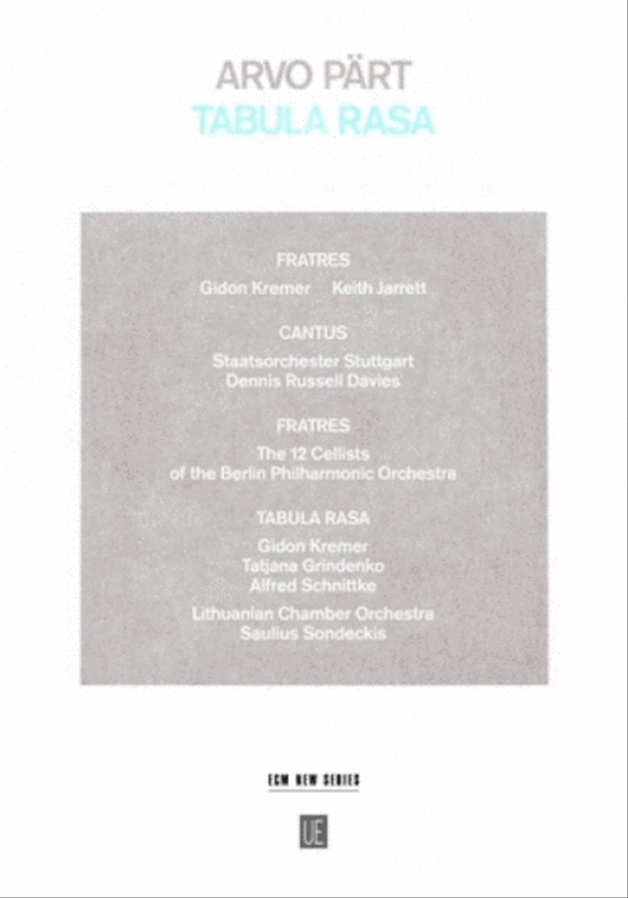 Tabula Rasa CD scores gallery preview page 1
