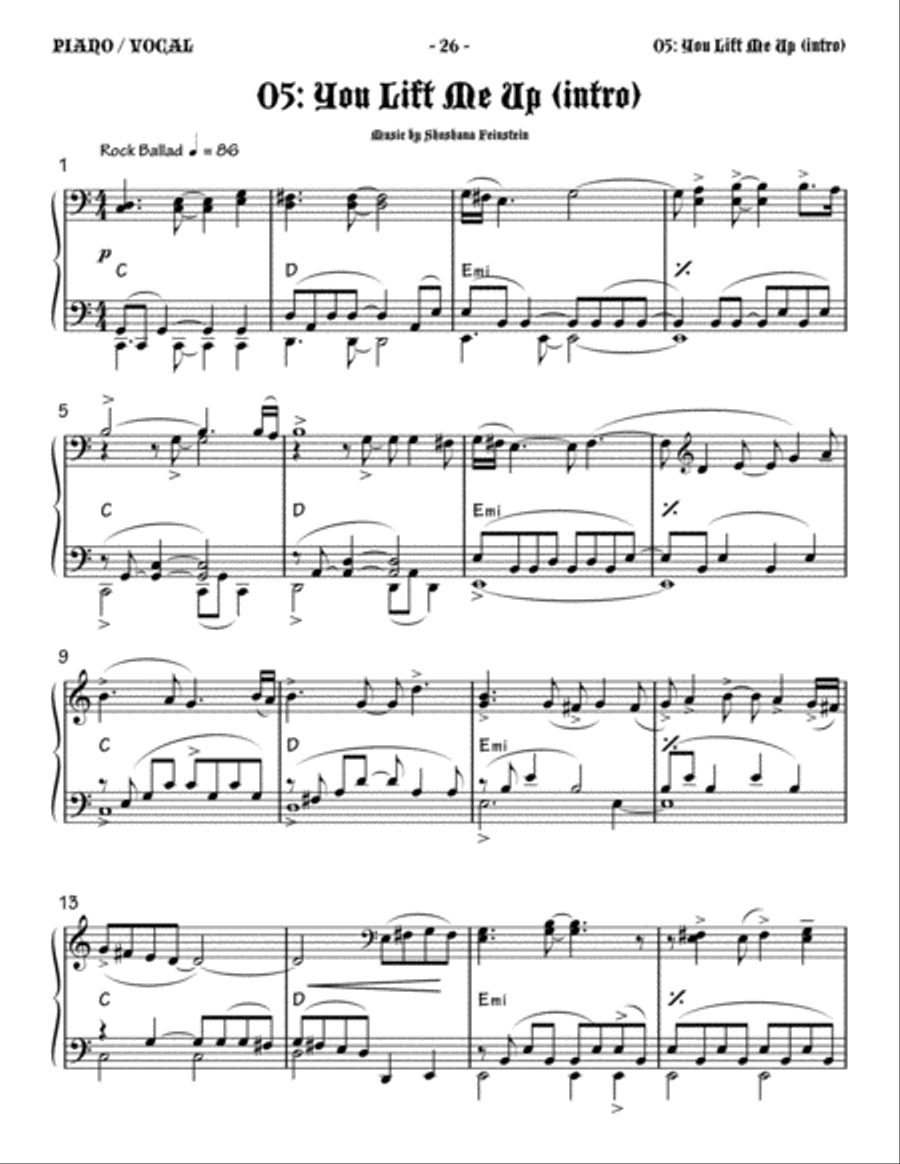 You Lift Me Up Small Ensemble scores gallery preview page 3