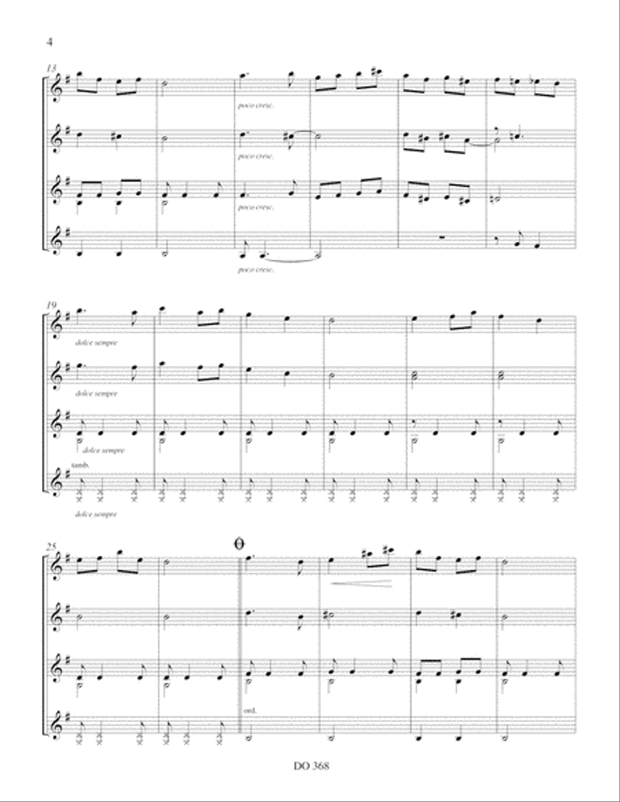 Capricho catalan & Zortzico op. 165 Guitar Ensemble scores gallery preview page 4