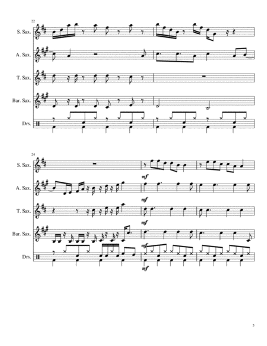 Rather Be Small Ensemble scores gallery preview page 5