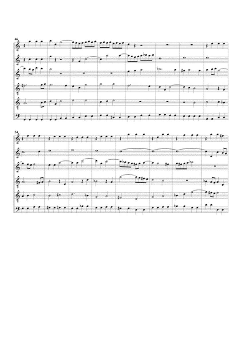 Motet O Jesu Christ, meins Lebens Licht, BWV 118 (arrangement for 6 recorders) image number null
