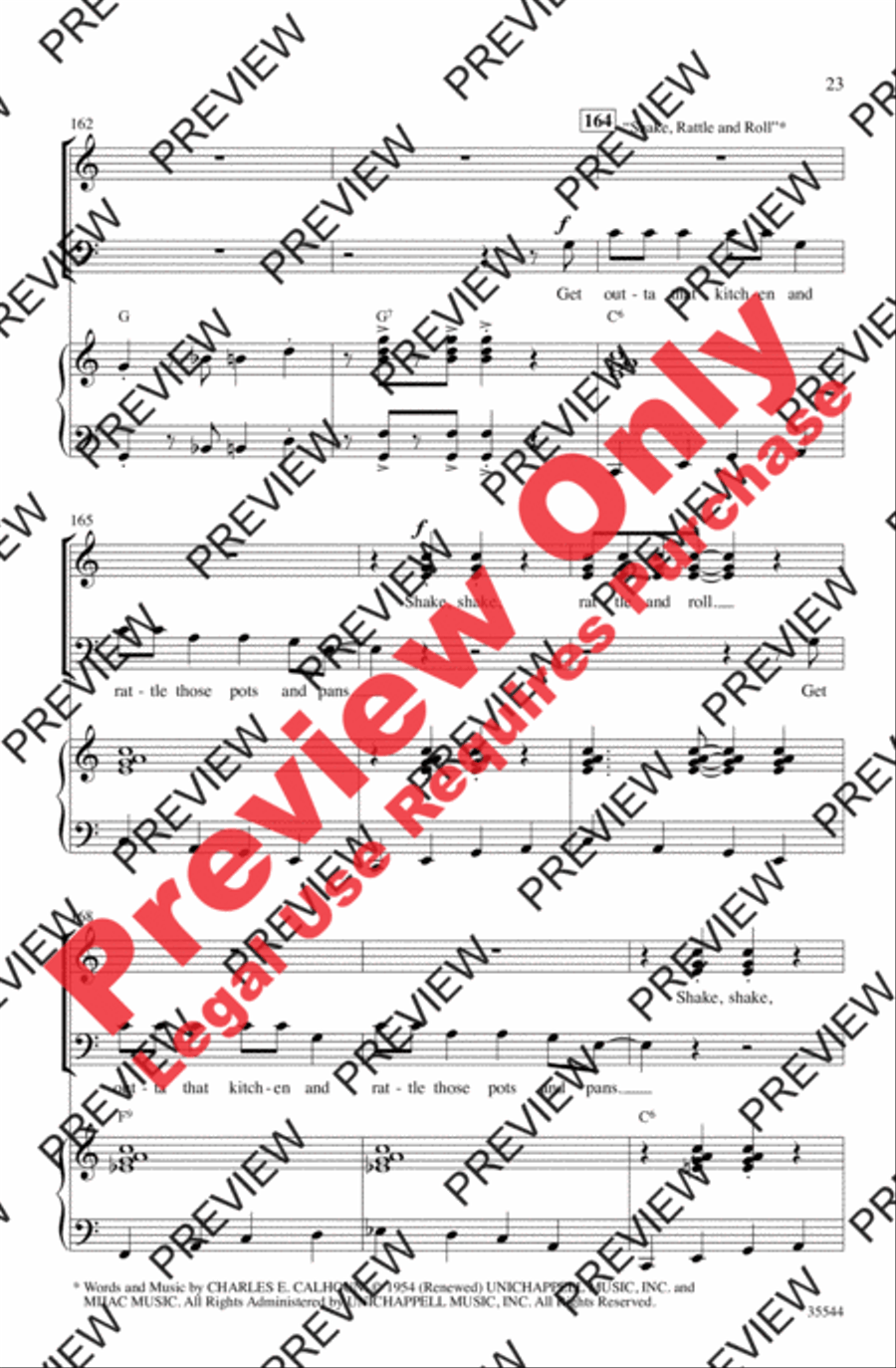 We Love the '50s 4-Part scores gallery preview page 23