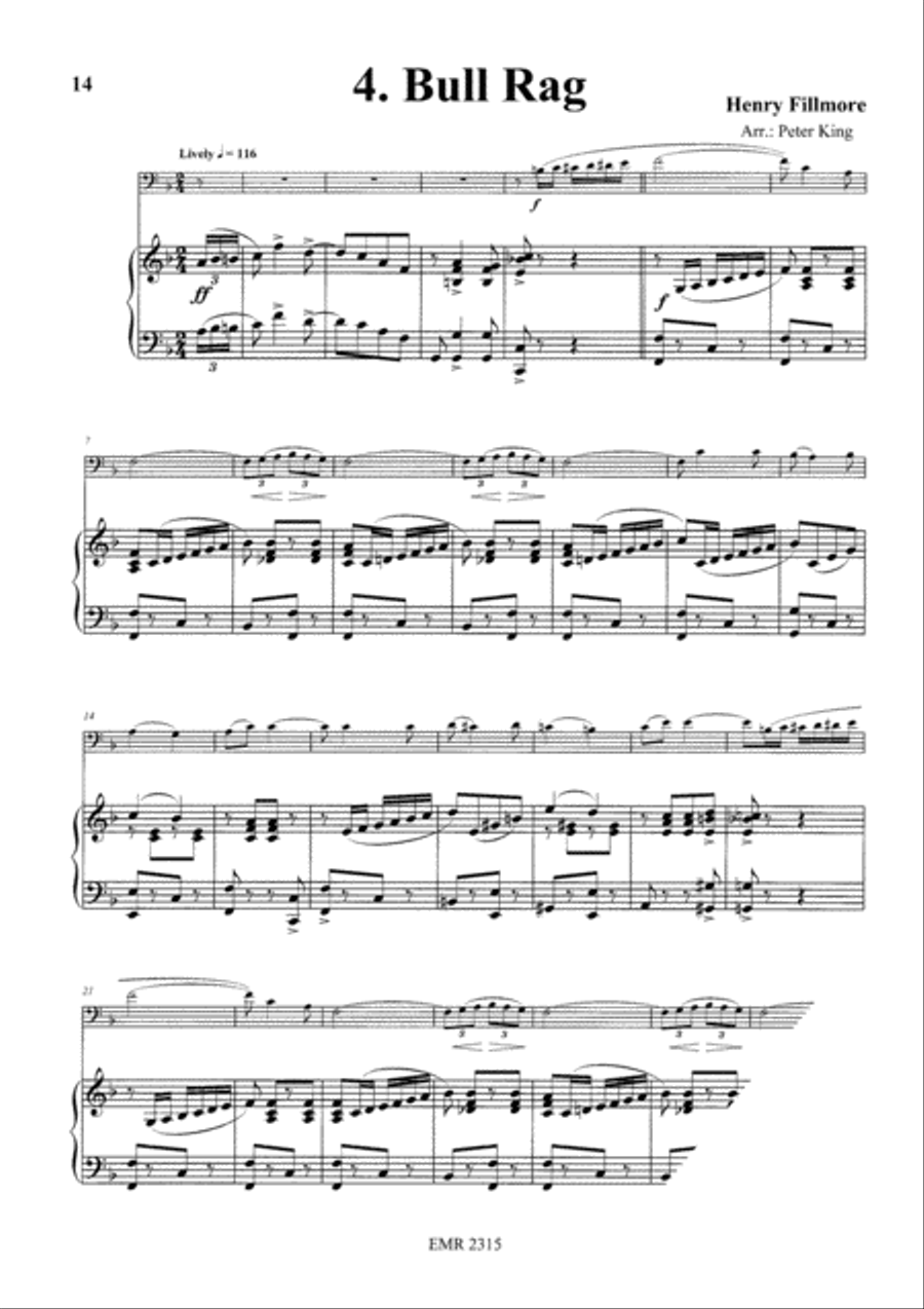 15 Rags Bassoon Solo scores gallery preview page 6