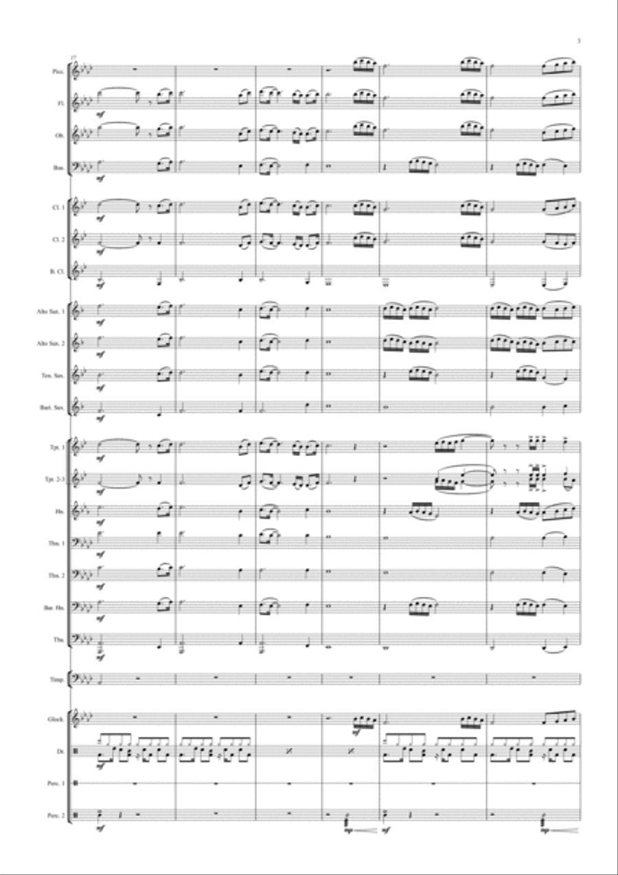 Agnus Dei Concert Band scores gallery preview page 6