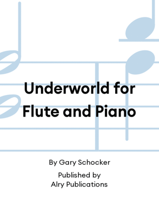 Book cover for Underworld for Flute and Piano