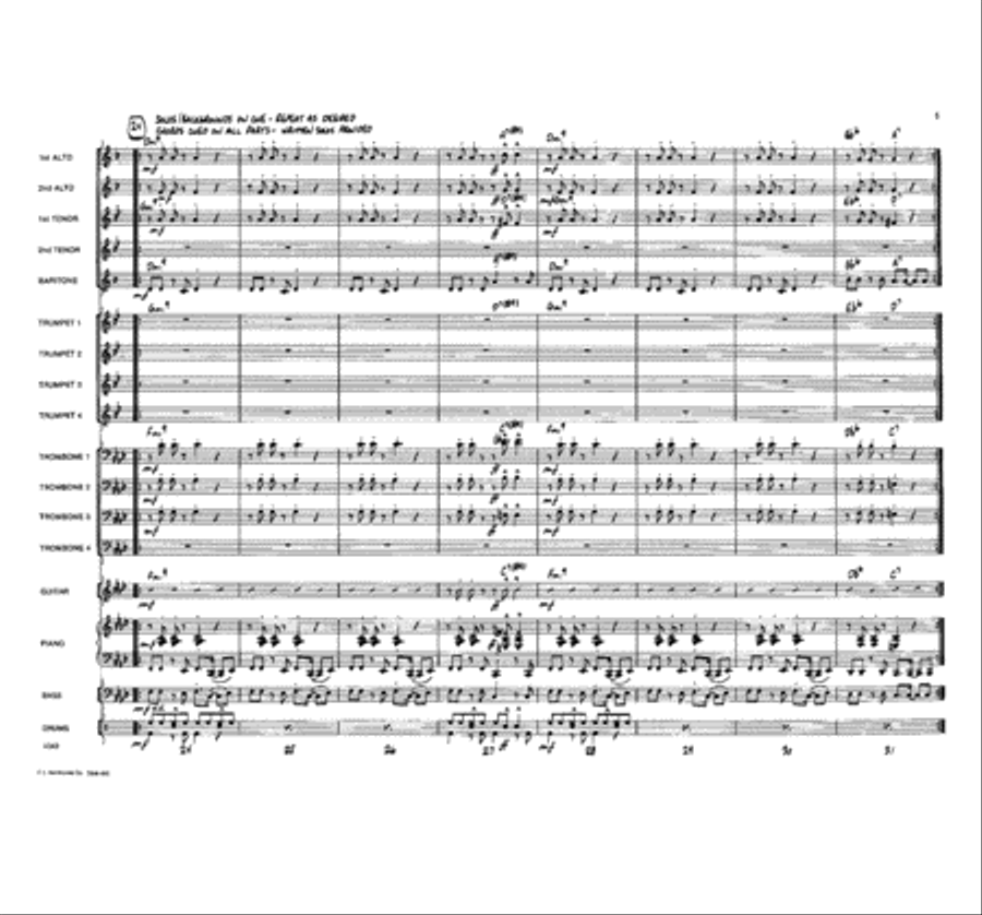 Ballistic Brass Ballistic Brass Jazz Ensemble scores gallery preview page 5