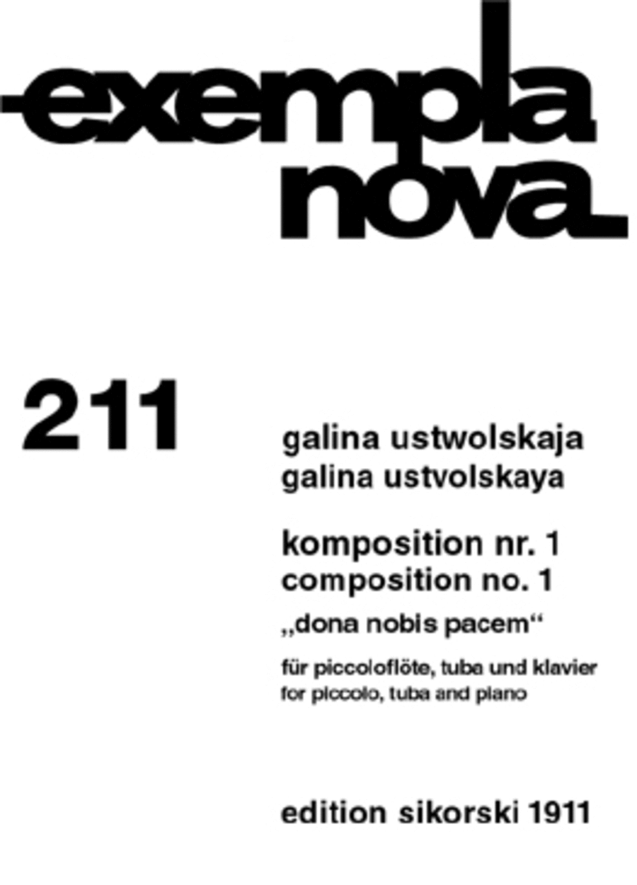 Composition No. 1 Composition No. 1 Piccolo scores gallery preview page 1