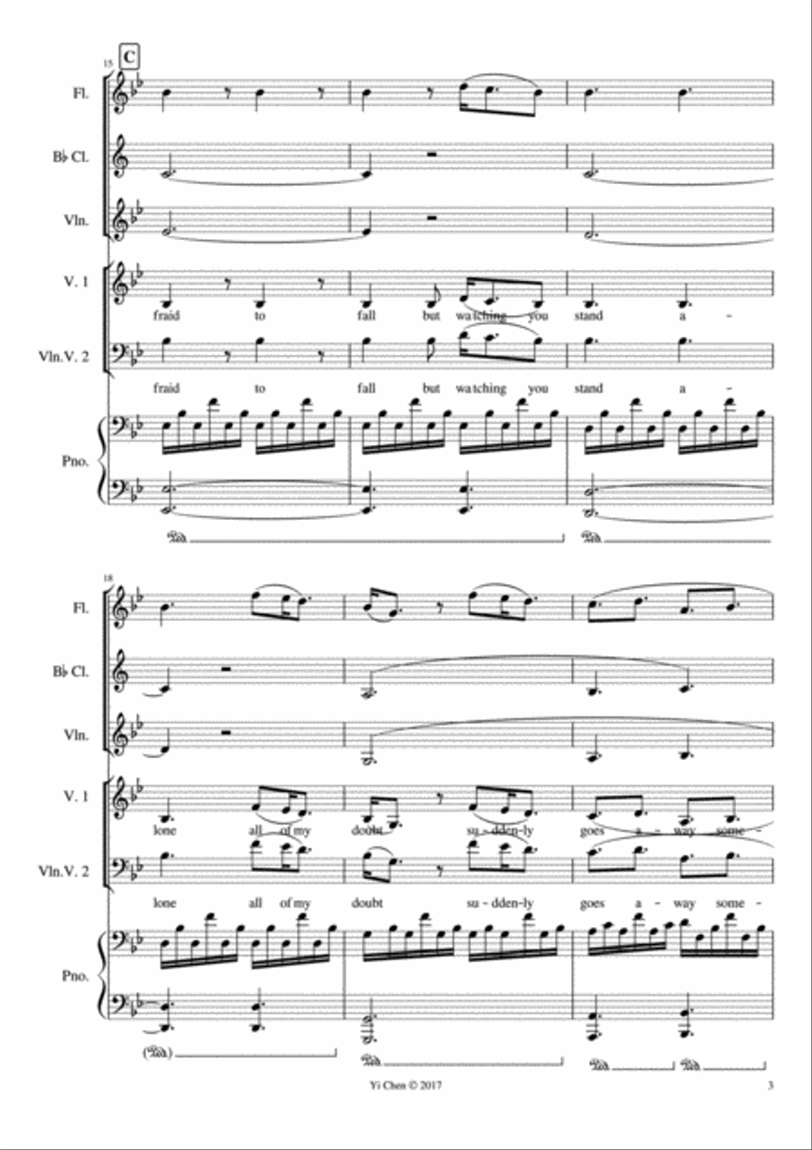 A Thousand Years Piano, Vocal, Guitar scores gallery preview page 3