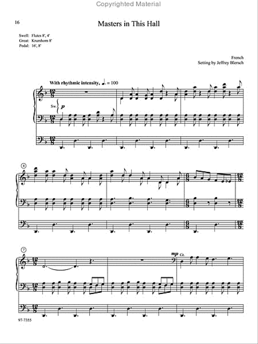 On Christmas Night: Eight Carols for Organ On Christmas Night: Eight Carols for Organ Organ Solo scores gallery preview page 5