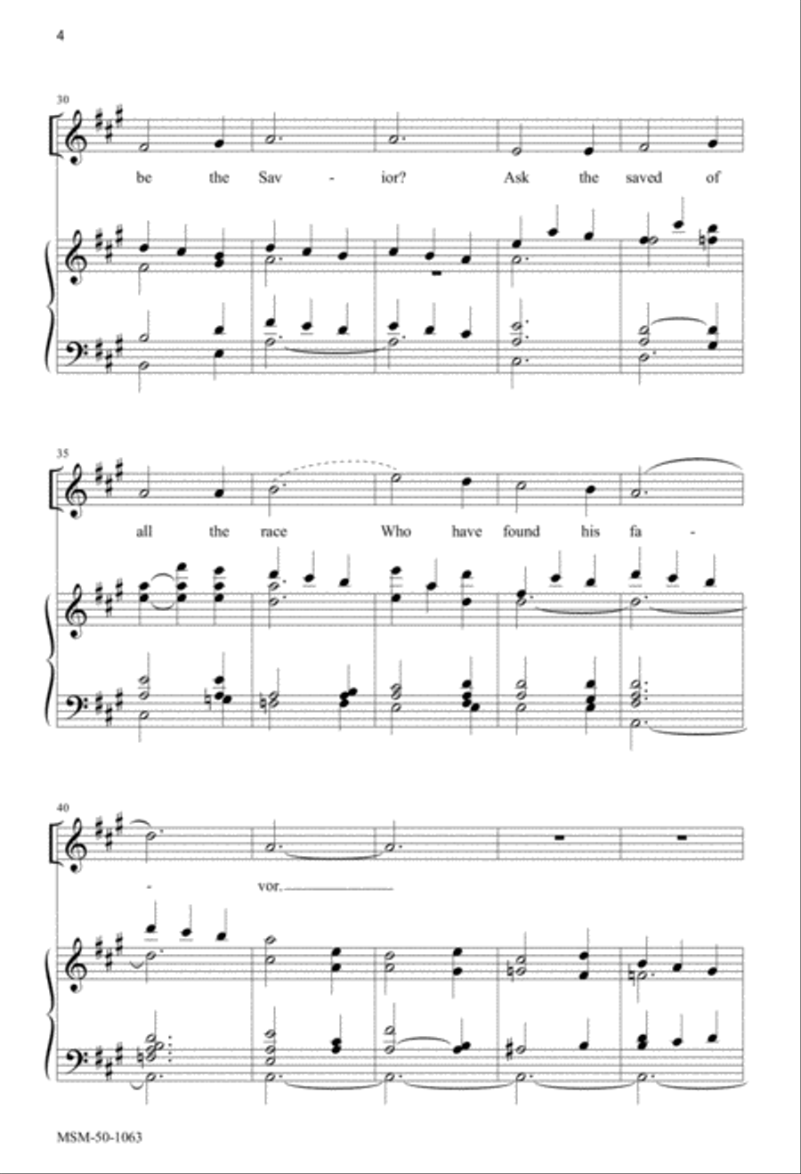Gentle Mary Laid Her Child 4-Part scores gallery preview page 3