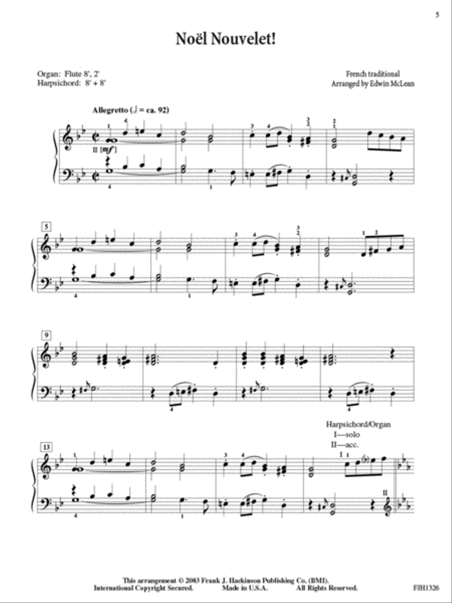 A Baroque Christmas A Baroque Christmas Piano Solo scores gallery preview page 3