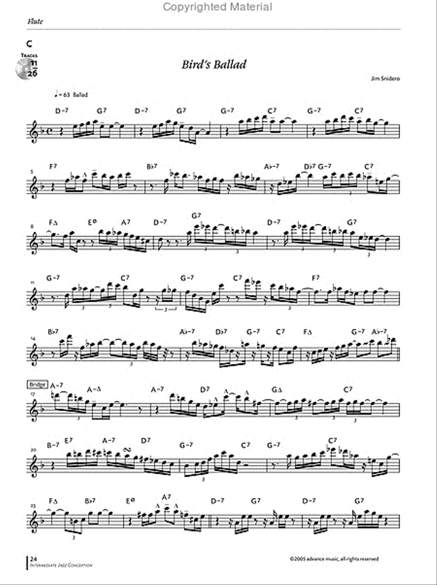 Intermediate Jazz Conception -- Flute Flute scores gallery preview page 10