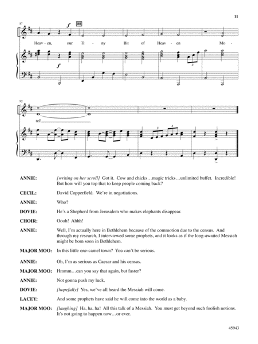 The Noel Critter Motel Choir scores gallery preview page 11