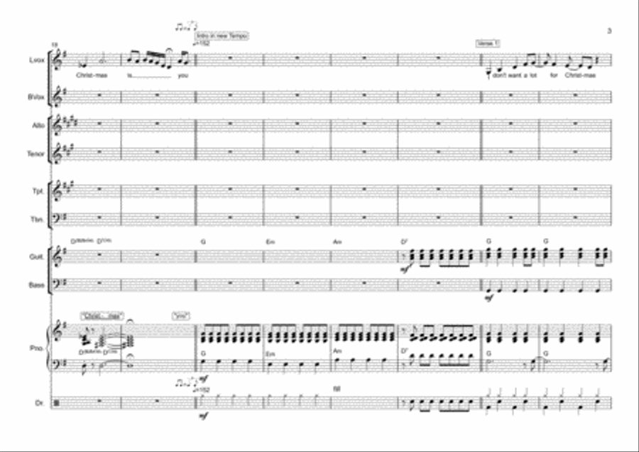 All I Want For Christmas Is You Small Ensemble scores gallery preview page 4