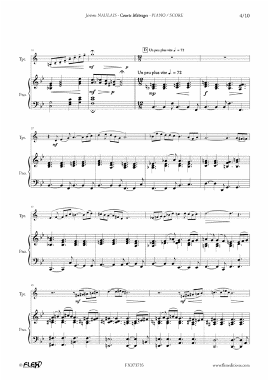 Courts Metrages Cornet scores gallery preview page 4