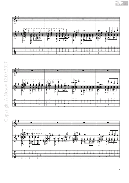 The Shadow of Your Smile (Sheet music for vocals and guitar) image number null