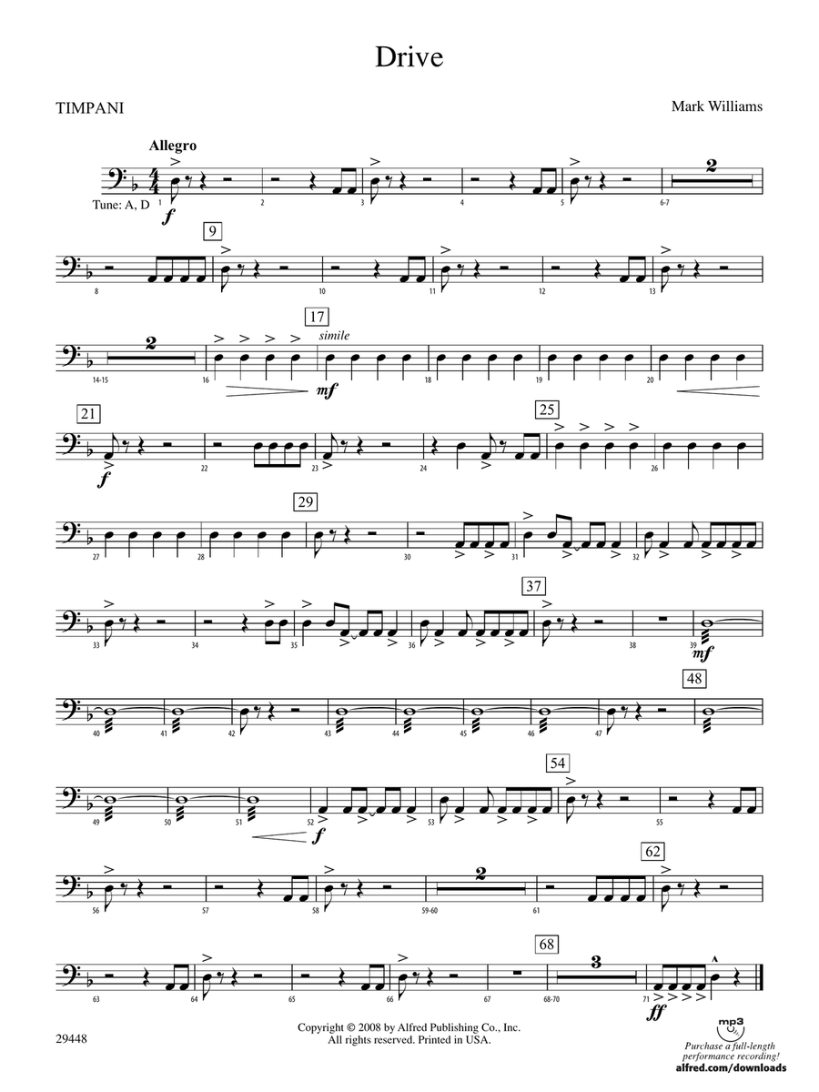 Drive: Timpani