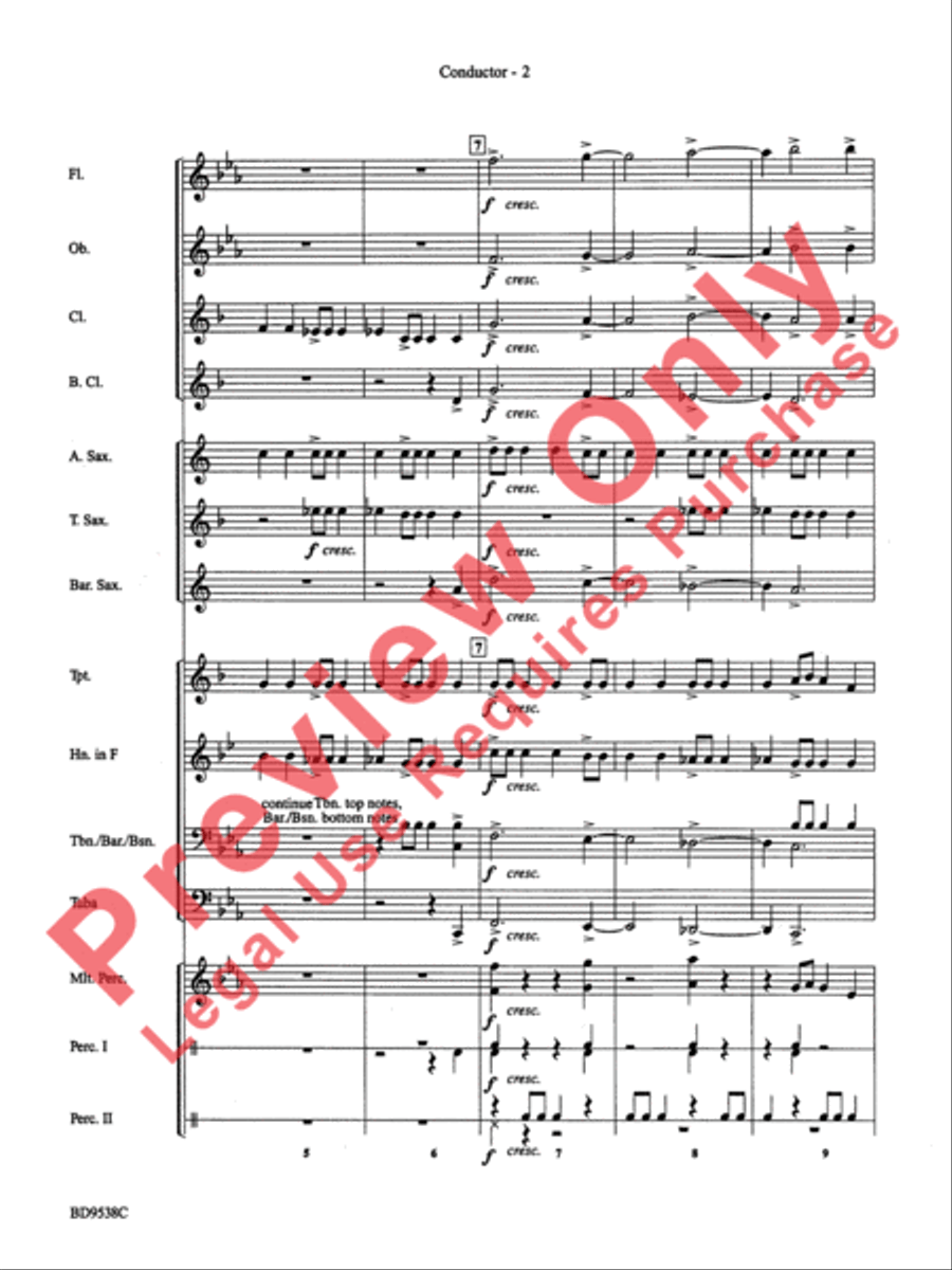 Excelcia Concert Band scores gallery preview page 4