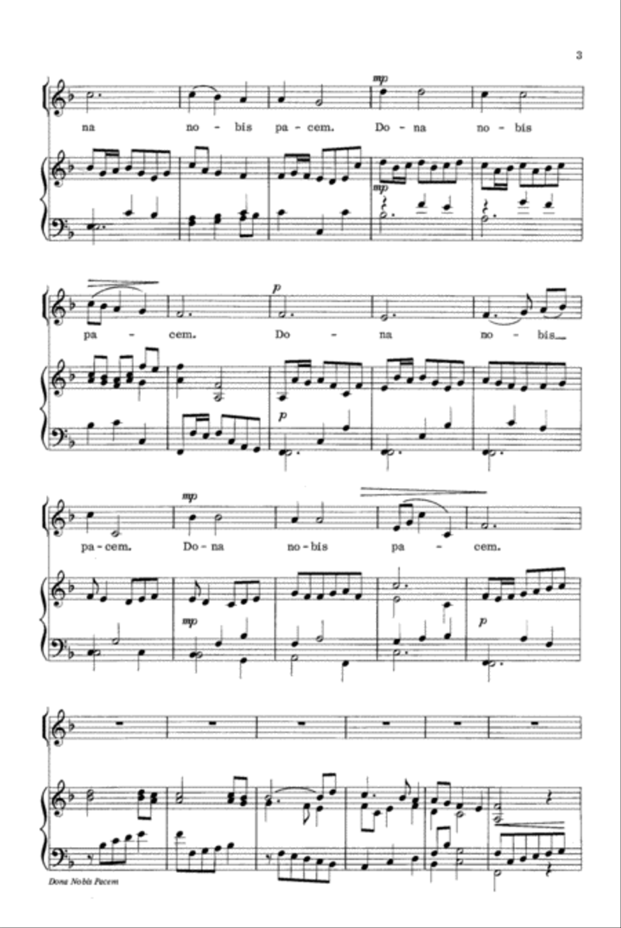 Dona Nobis Pacem Dona Nobis Pacem 3-Part scores gallery preview page 3