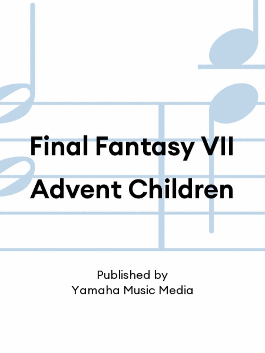 Final Fantasy VII Advent Children Voice scores gallery preview page 1