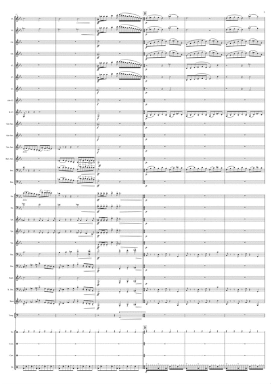 On Las Ramblas Concert Band scores gallery preview page 5