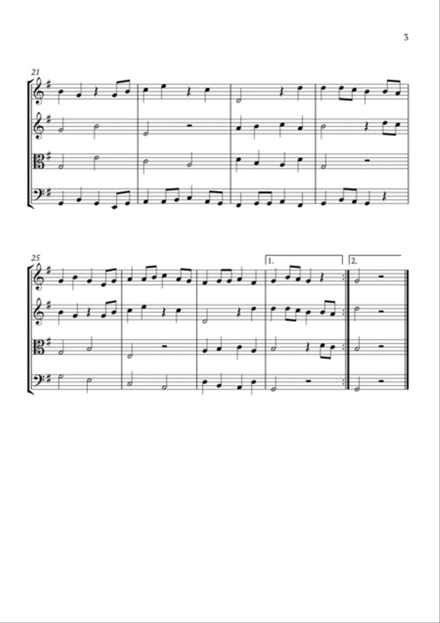 Canon K561 String Quartet scores gallery preview page 3