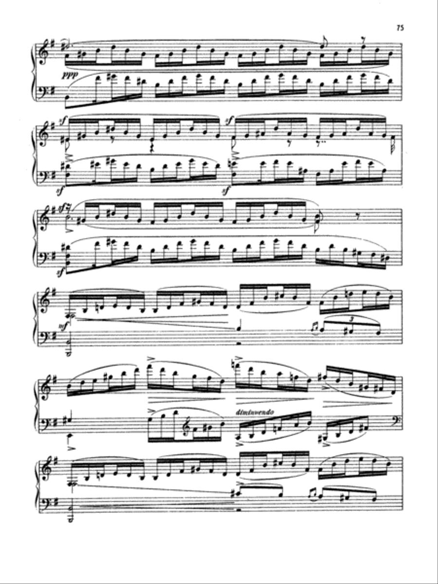 Arensky: Twenty-four Morceau Characteristiques, Op. 36 Piano Solo scores gallery preview page 5