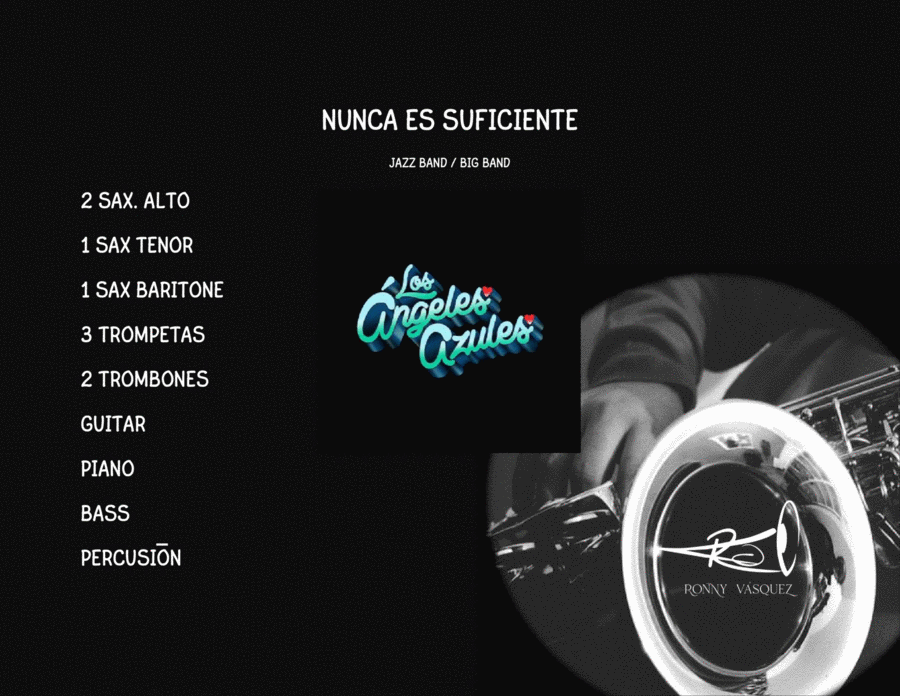 NUNCA ES SUFICIENTE Jazz Ensemble scores gallery preview page 1