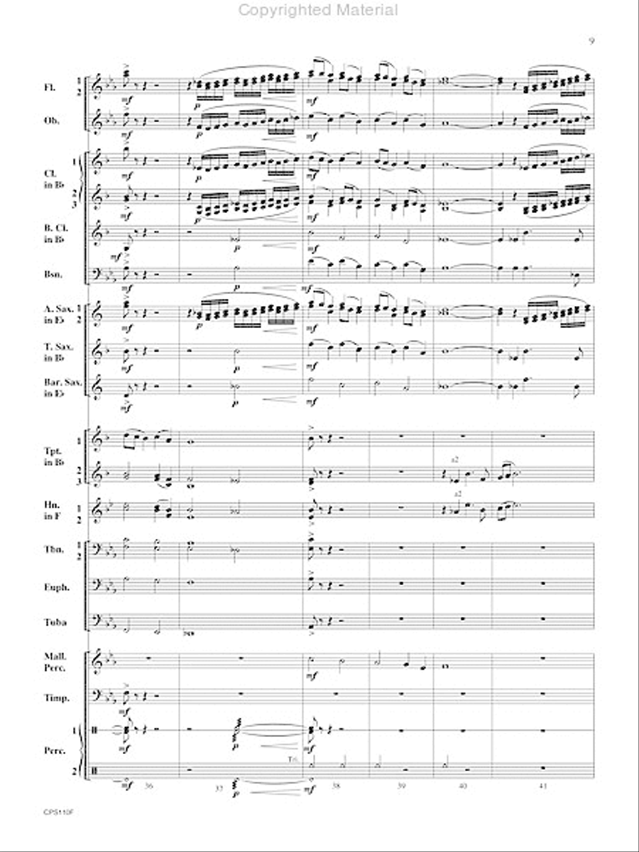 Mystic Portal Concert Band scores gallery preview page 10