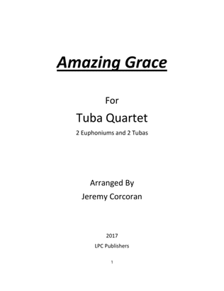Amazing Grace for Tuba Quartet