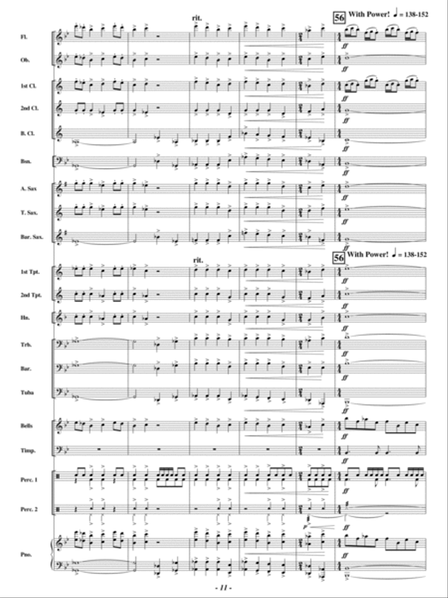 Sol Invictus Concert Band scores gallery preview page 10