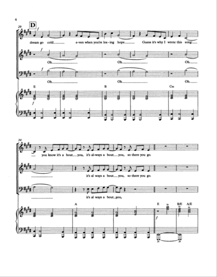 You Know It's About You 3-Part scores gallery preview page 4