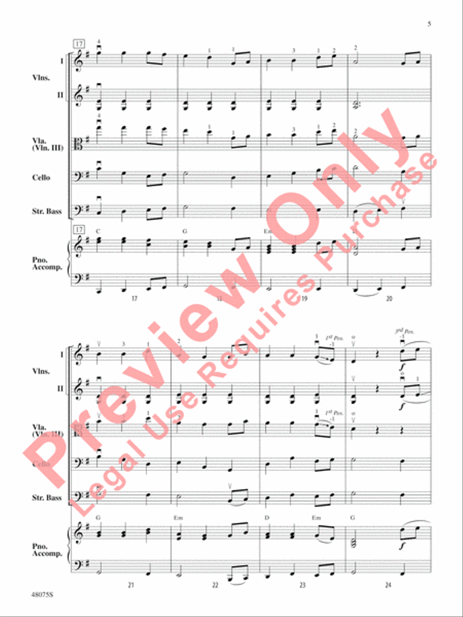 Shifting Sands String Orchestra scores gallery preview page 6