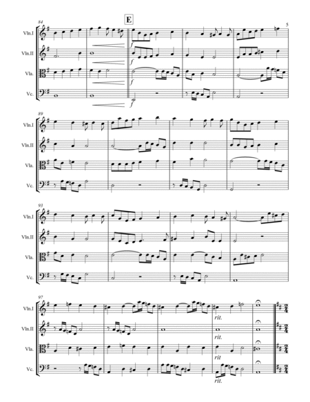 Gabrieli – Canzoni per sonare (for String Quartet) image number null