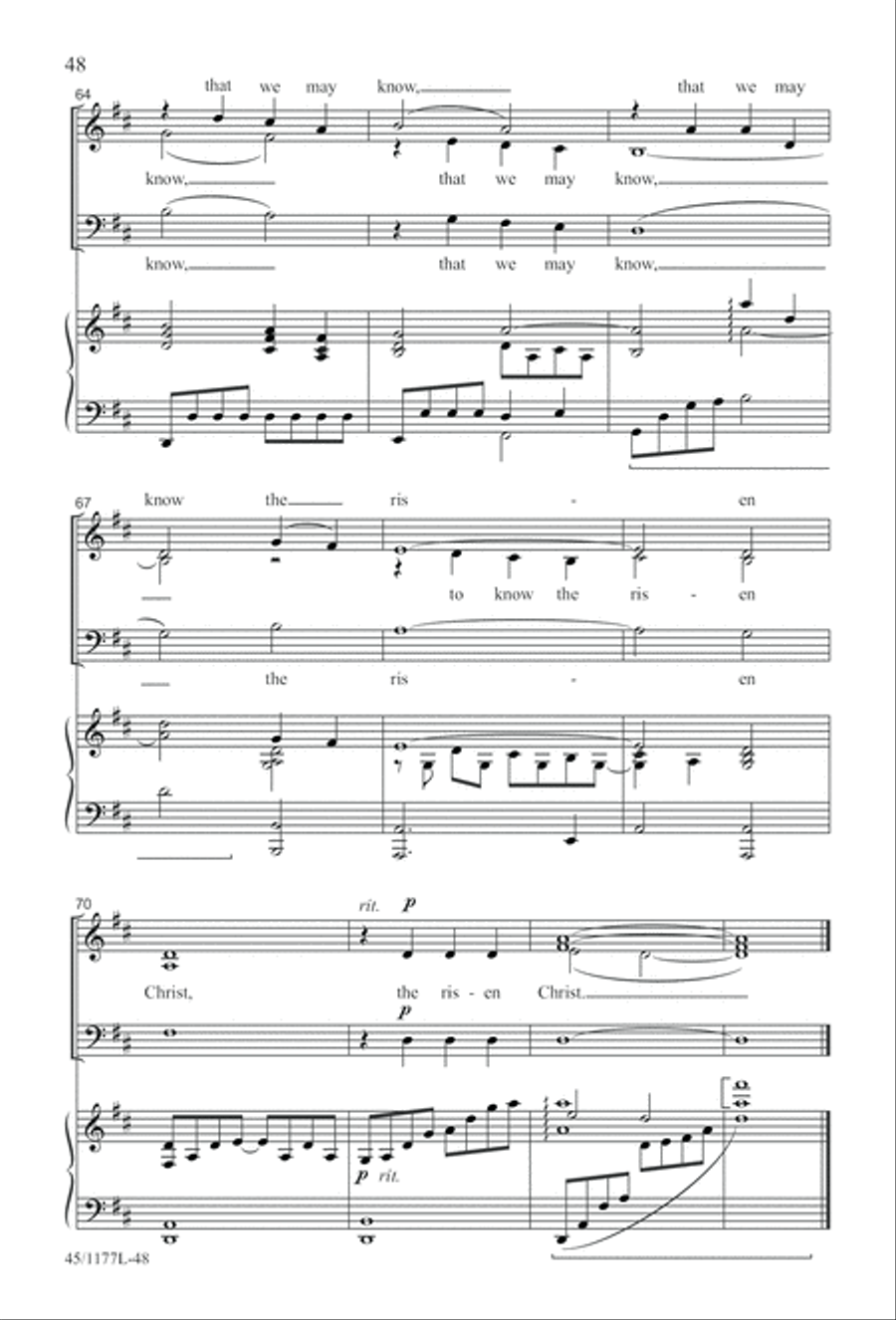 5 Getty Anthems for about 10 Singers 4-Part scores gallery preview page 49