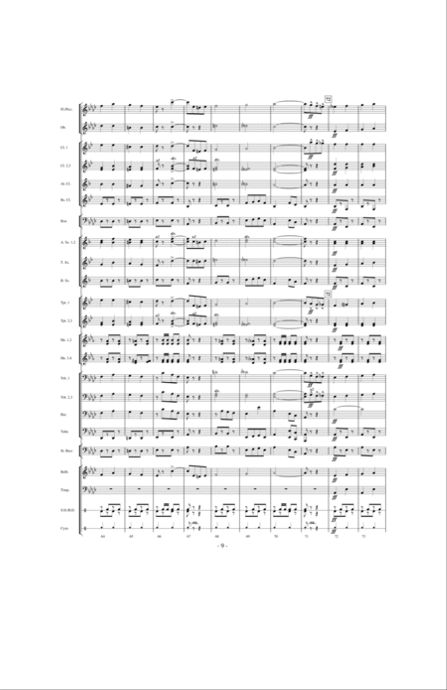 Torch of Liberty Concert Band scores gallery preview page 8