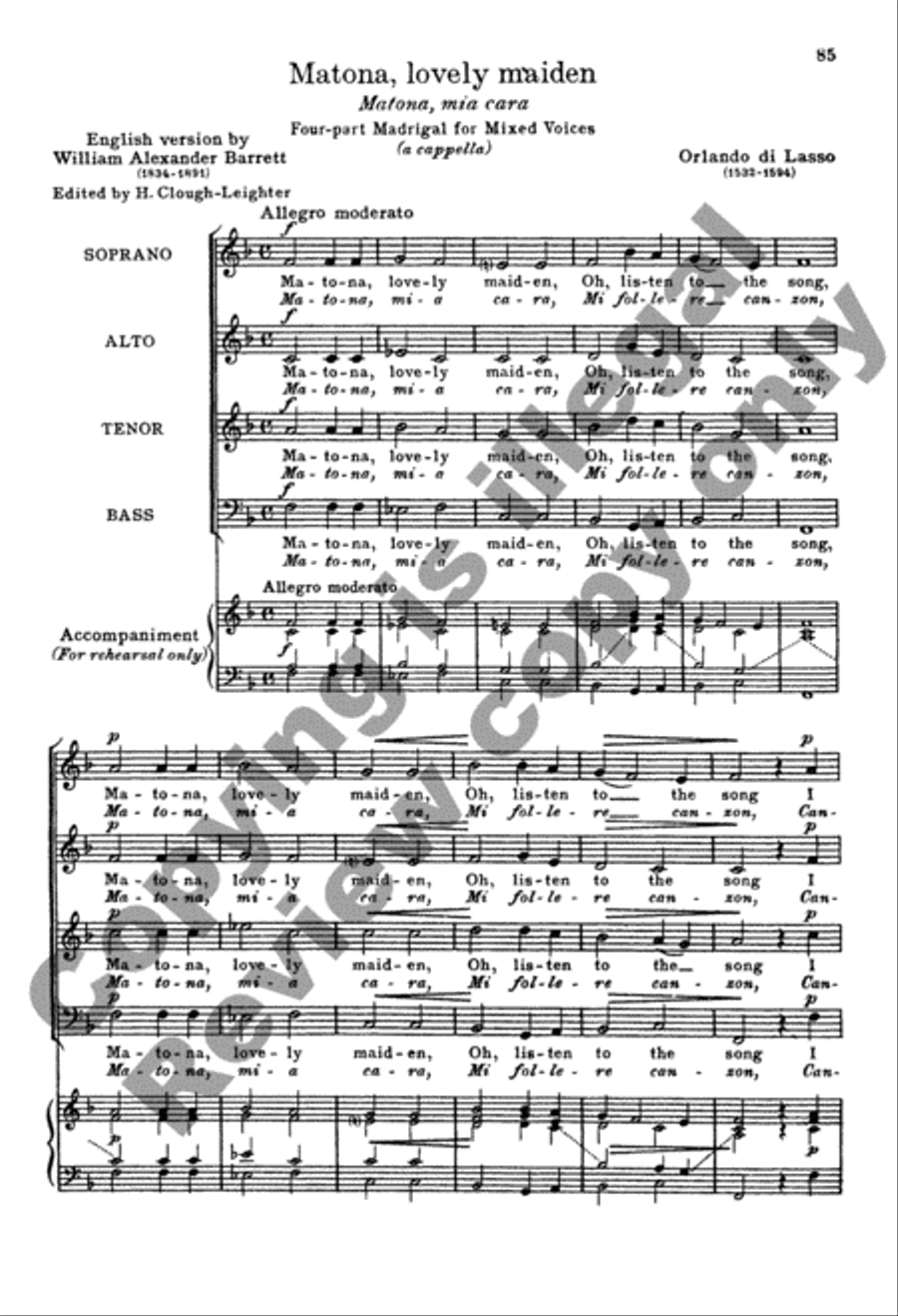 The A Cappella Singer (Choral Score) A Cappella scores gallery preview page 18