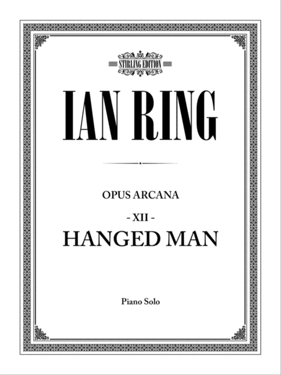 Ian Ring - Opus Arcana - 12 - Hanged Man Easy Piano scores gallery preview page 1