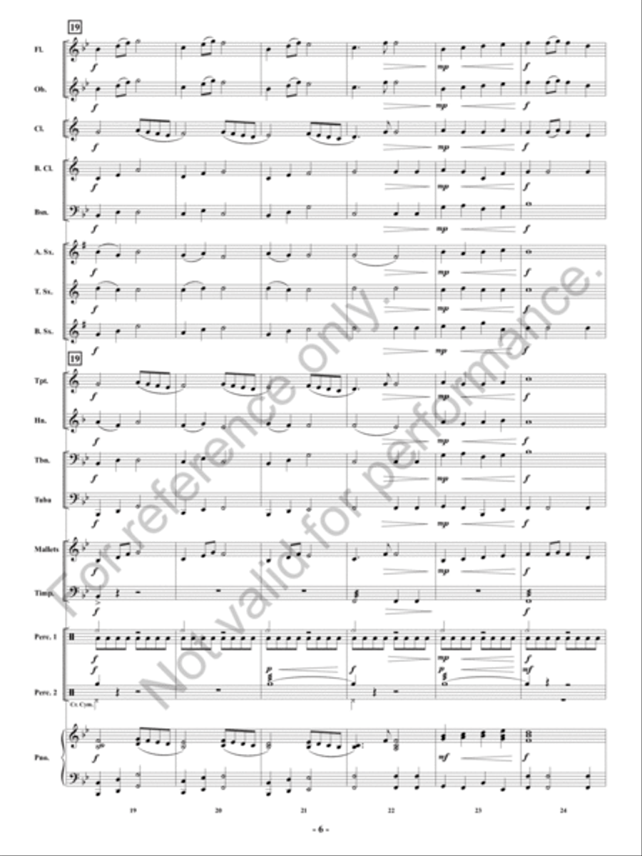 A Christmas Dream Concert Band scores gallery preview page 7