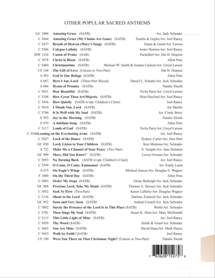 At the Cross 4-Part scores gallery preview page 12