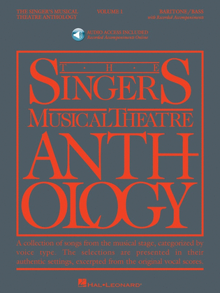 Book cover for Singers Musical Theatre Anth V1 Bar/Bass Book/Online Audio