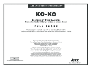 Ko-Ko: Score