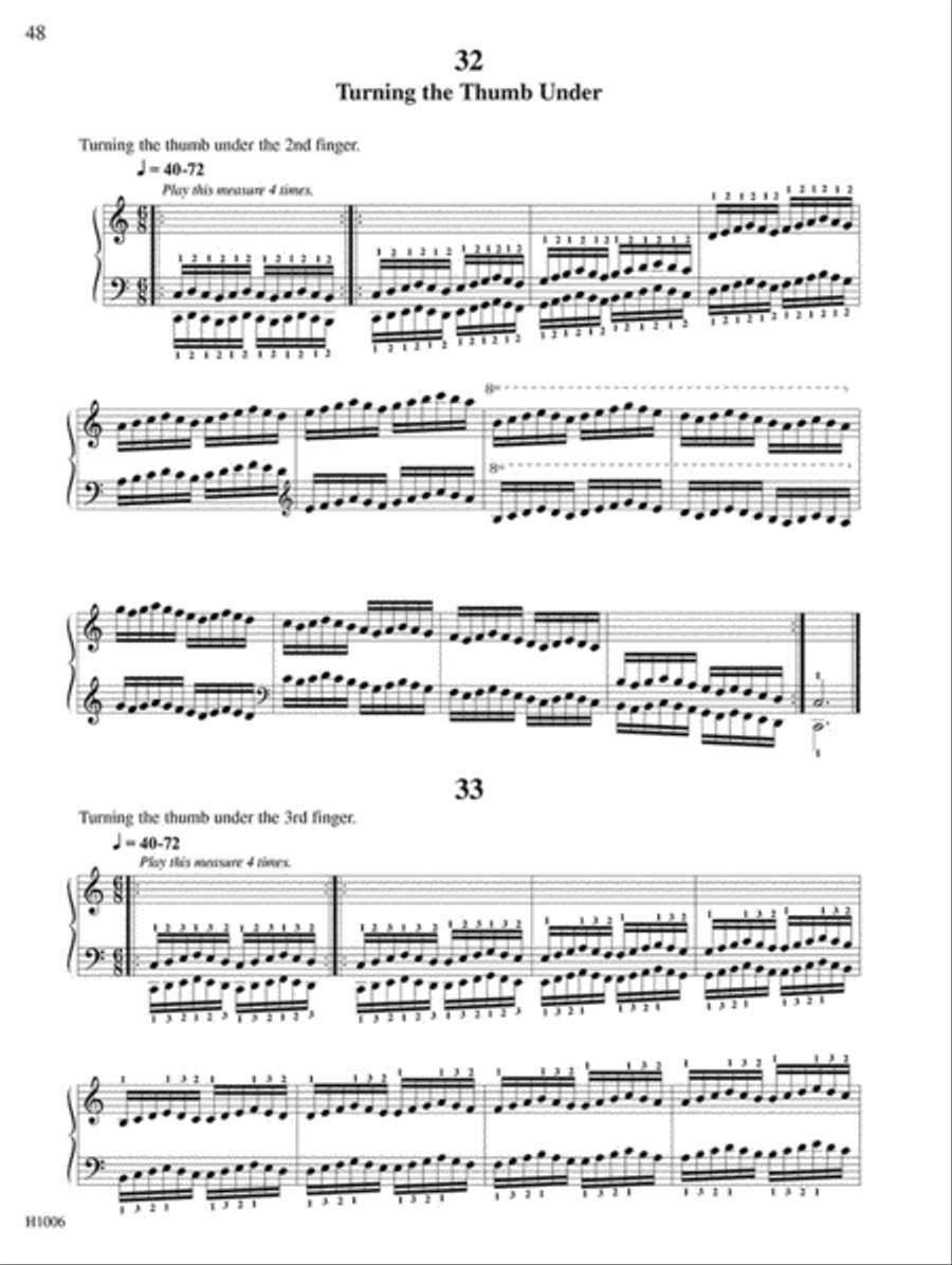 Hanon -- The Virtuoso Pianist, Complete Edition Piano Method scores gallery preview page 4