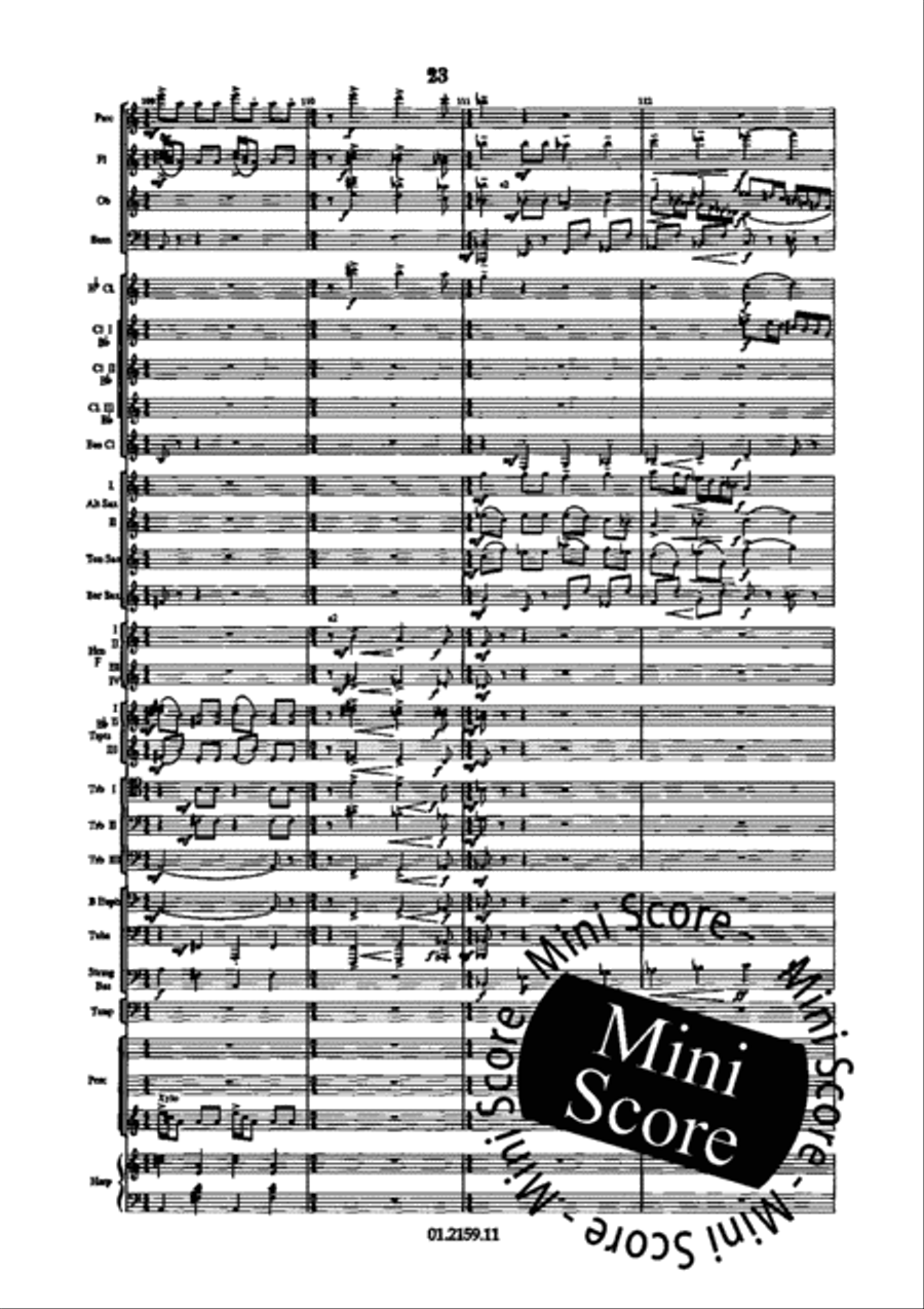 Dance Suite Concert Band scores gallery preview page 31