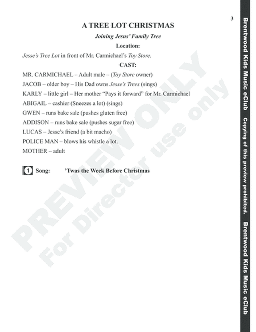 A Tree Lot Christmas (choral book) image number null